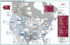Canadian Crude Oil Pipeline Map