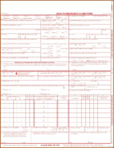 Cms 1500 Claim Form Fillable Download Free