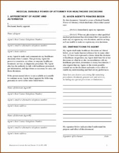 Colorado Health Power Of Attorney Form