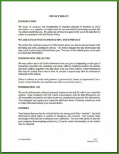 Company Credit Card Policy Template Uk