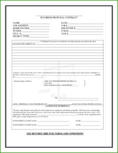 Construction Bid Template Excel