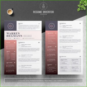 Creative Resume Templates Free
