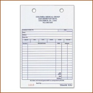 Custom Carbonless Business Forms