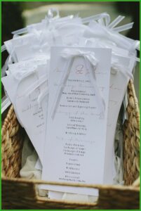 Diy Wedding Programs Fans Template
