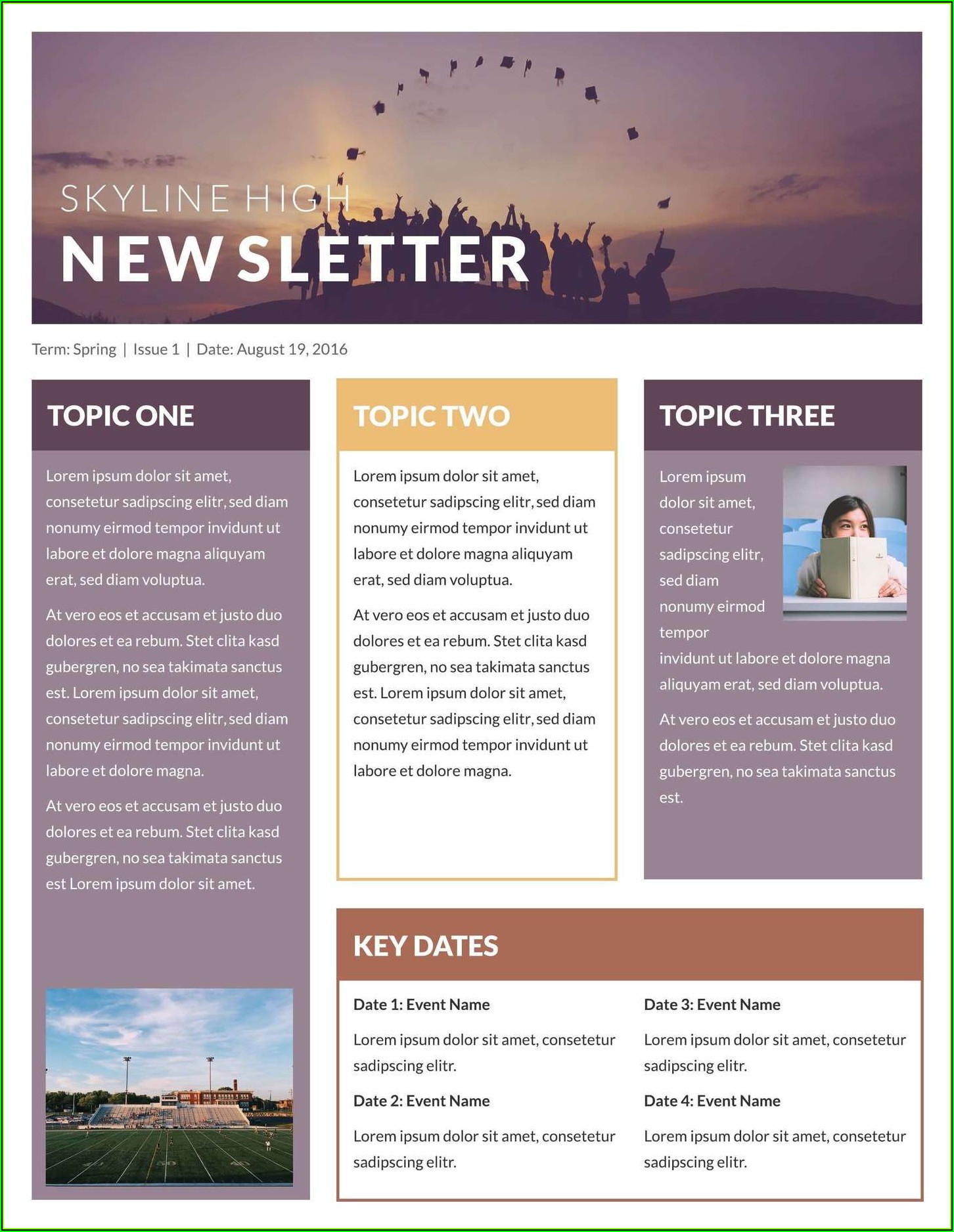 Employee Newsletter Templates Free Download