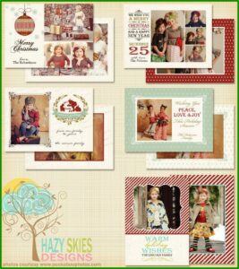 Etsy Christmas Photo Card Templates