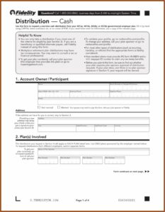 Fidelity 401k Enrollment Form