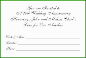 Free 50th Wedding Anniversary Program Templates