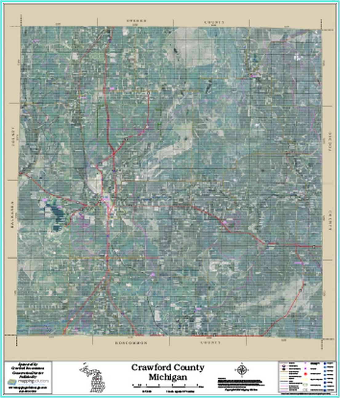 Free Aerial Maps Of Michigan