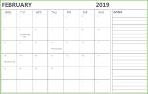 Free Appointment Calendar Template 2019