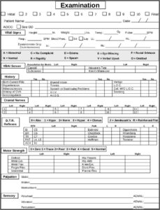 Free Chiropractic Examination Forms
