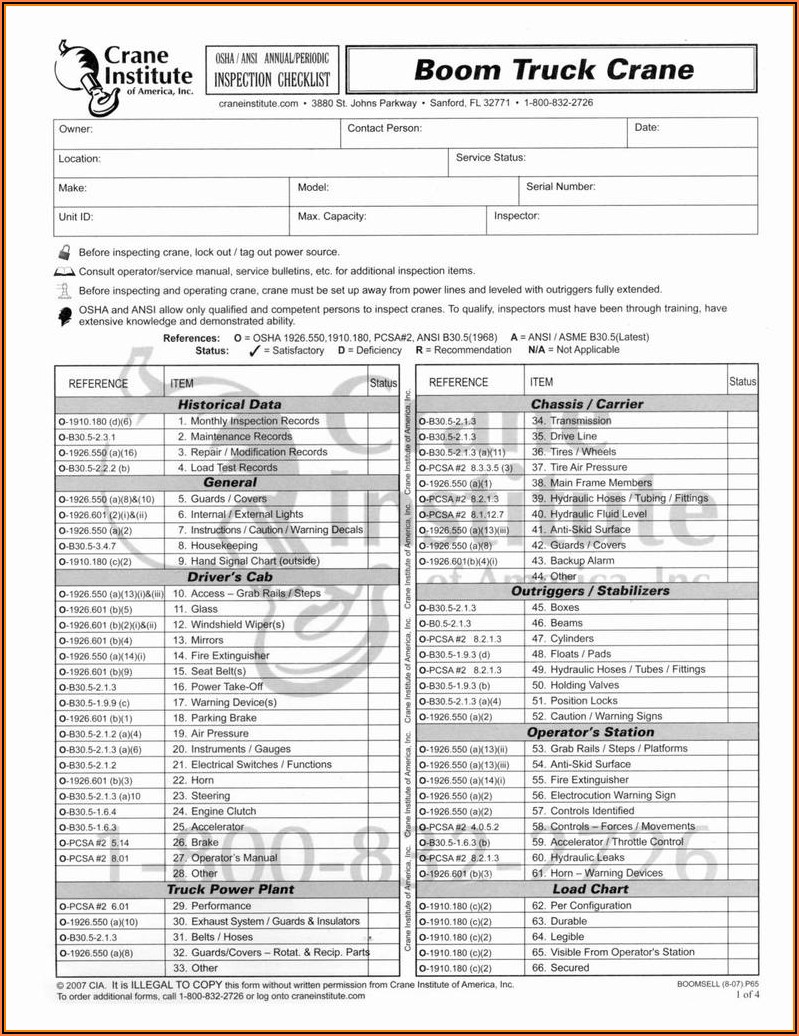 Free Fillable Osha Forms