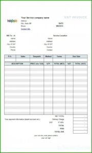 Free Microsoft Invoice Templates Download