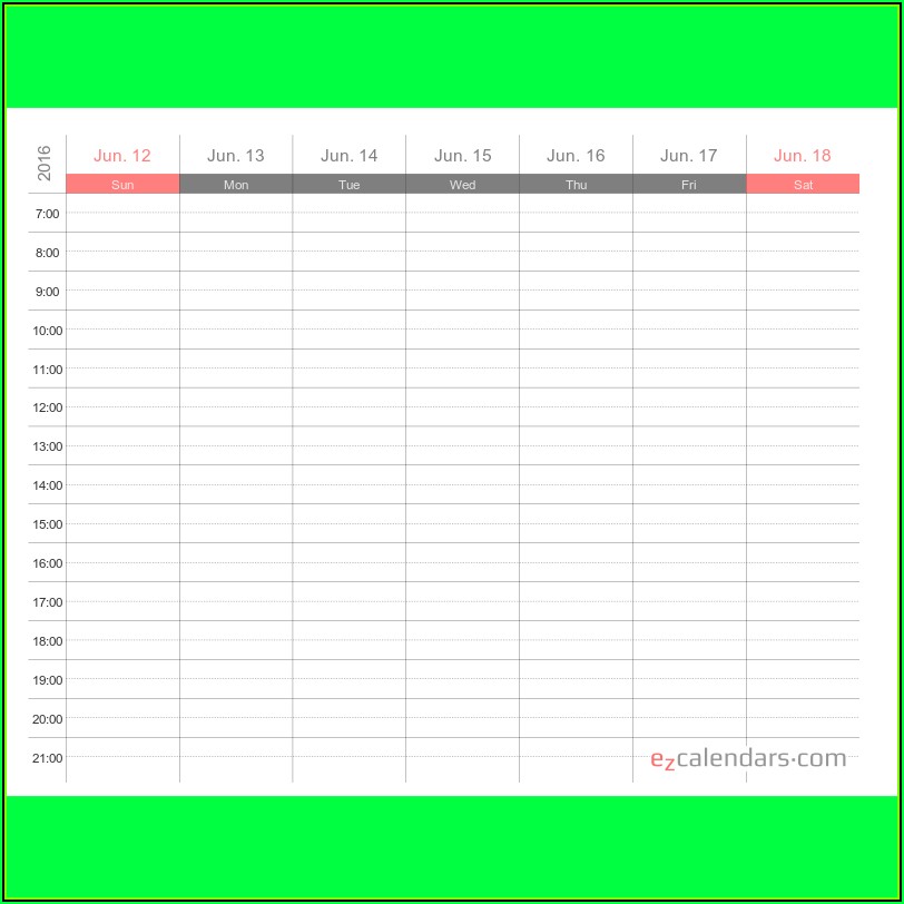 Free Monthly Appointment Calendar Templates