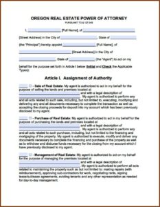 Free Oregon Real Estate Purchase Agreement Form