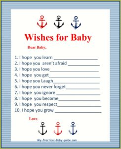 Free Printable Nautical Baby Shower Invitations Templates