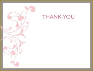 Free Printable Note Card Template