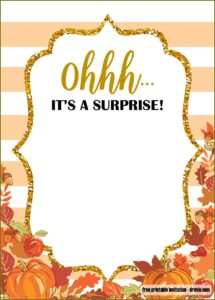 Free Printable Surprise Birthday Party Invitations Templates