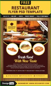 Free Restaurant Flyer Template