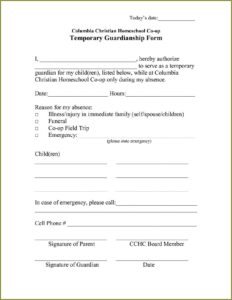 Free Sample Child Visitation Agreement Template Forms