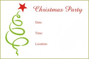 Free Save The Date Templates For Word Holiday Party