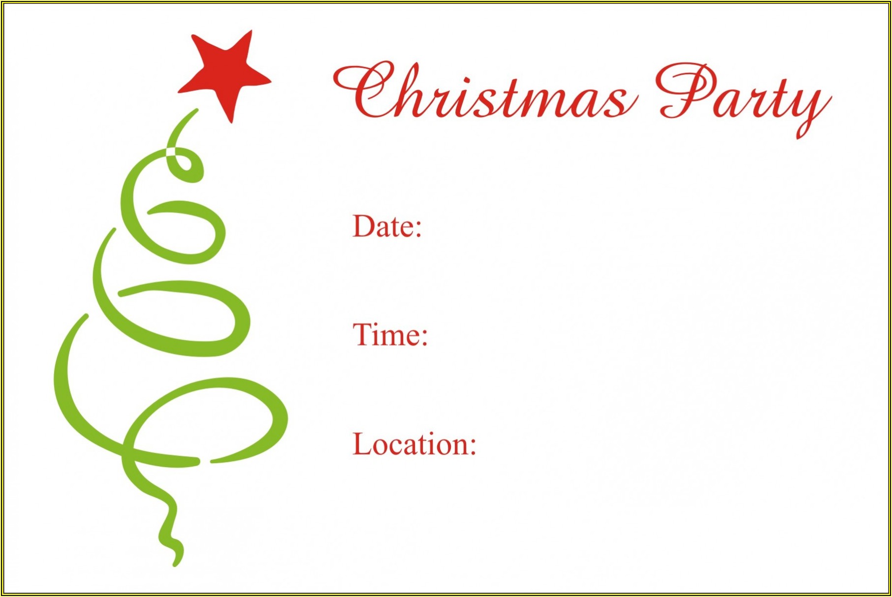 Free Save The Date Templates For Word Holiday Party