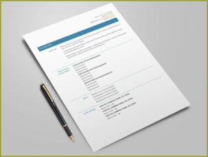 Functional Resume Template Free Microsoft