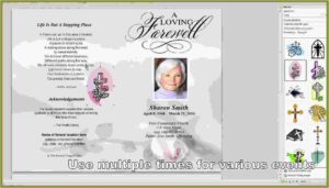 Funeral Pamphlet Template Free