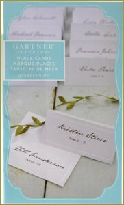 Gartner Studios Pearl Ivory Place Cards Template