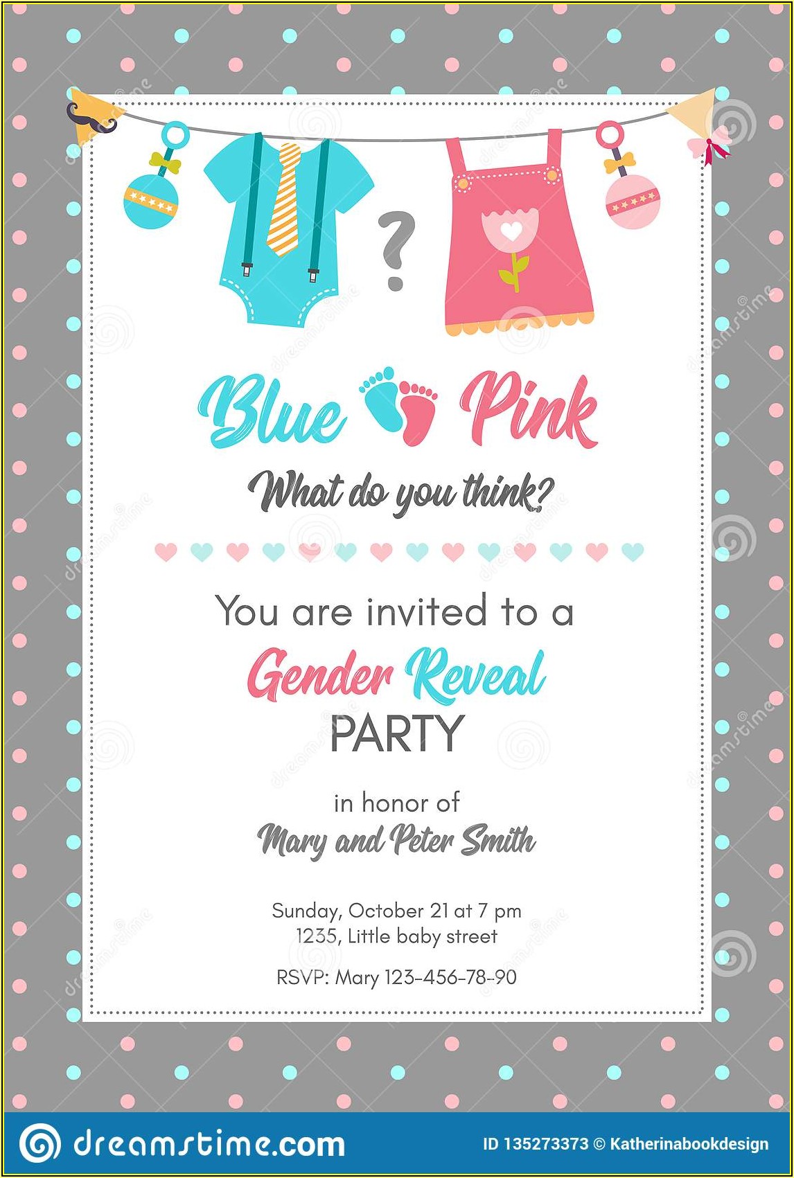 Gender Reveal Party Invitation Maker
