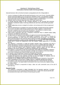 General Contractor Scope Of Work Sample