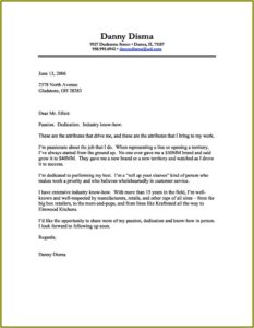 Generic Resume Cover Letter Template