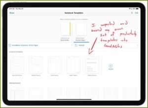 Goodnotes Planner Template Free 2019