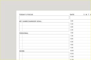 Goodnotes Planner Template Free 2020
