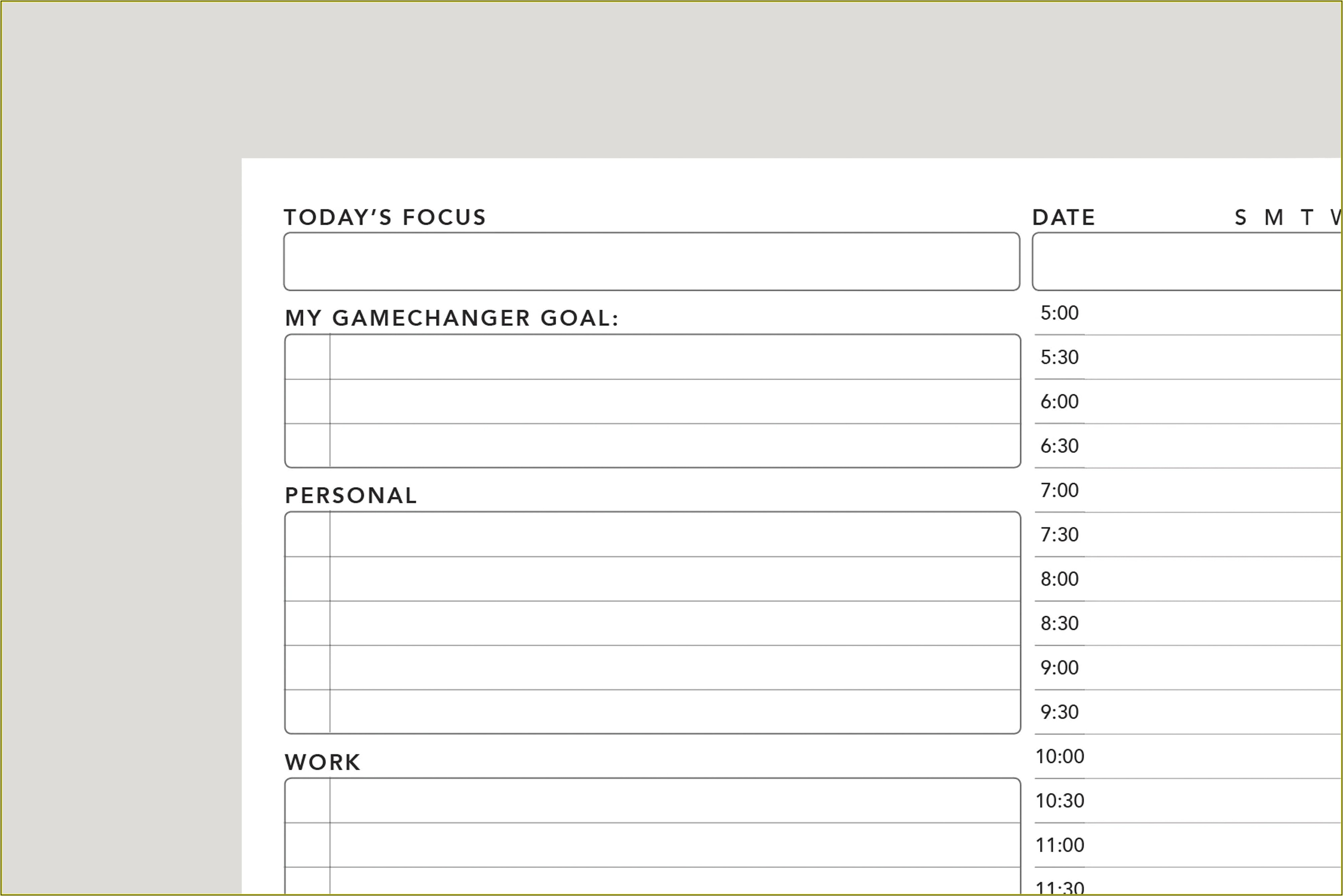 Goodnotes Planner Template Free 2020
