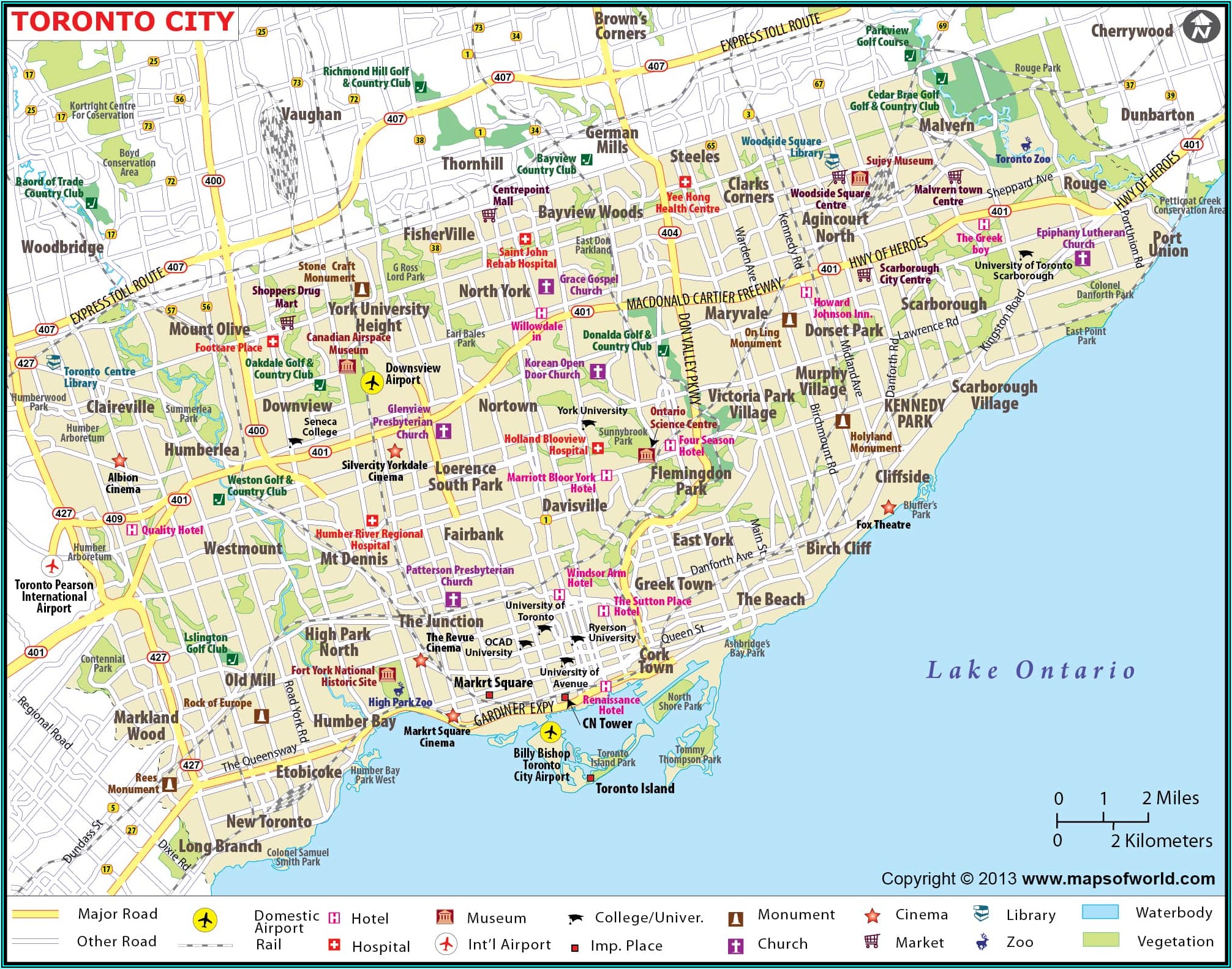 Google Maps Downtown Toronto Hotels