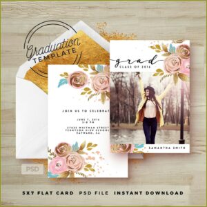 Grad Announcement Template