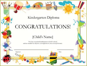 Graduation Certificate Template Free Download