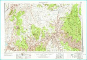 Grand Canyon Topo Map