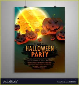Halloween Party Flyer Template