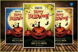 Halloween Party Flyer Template Word
