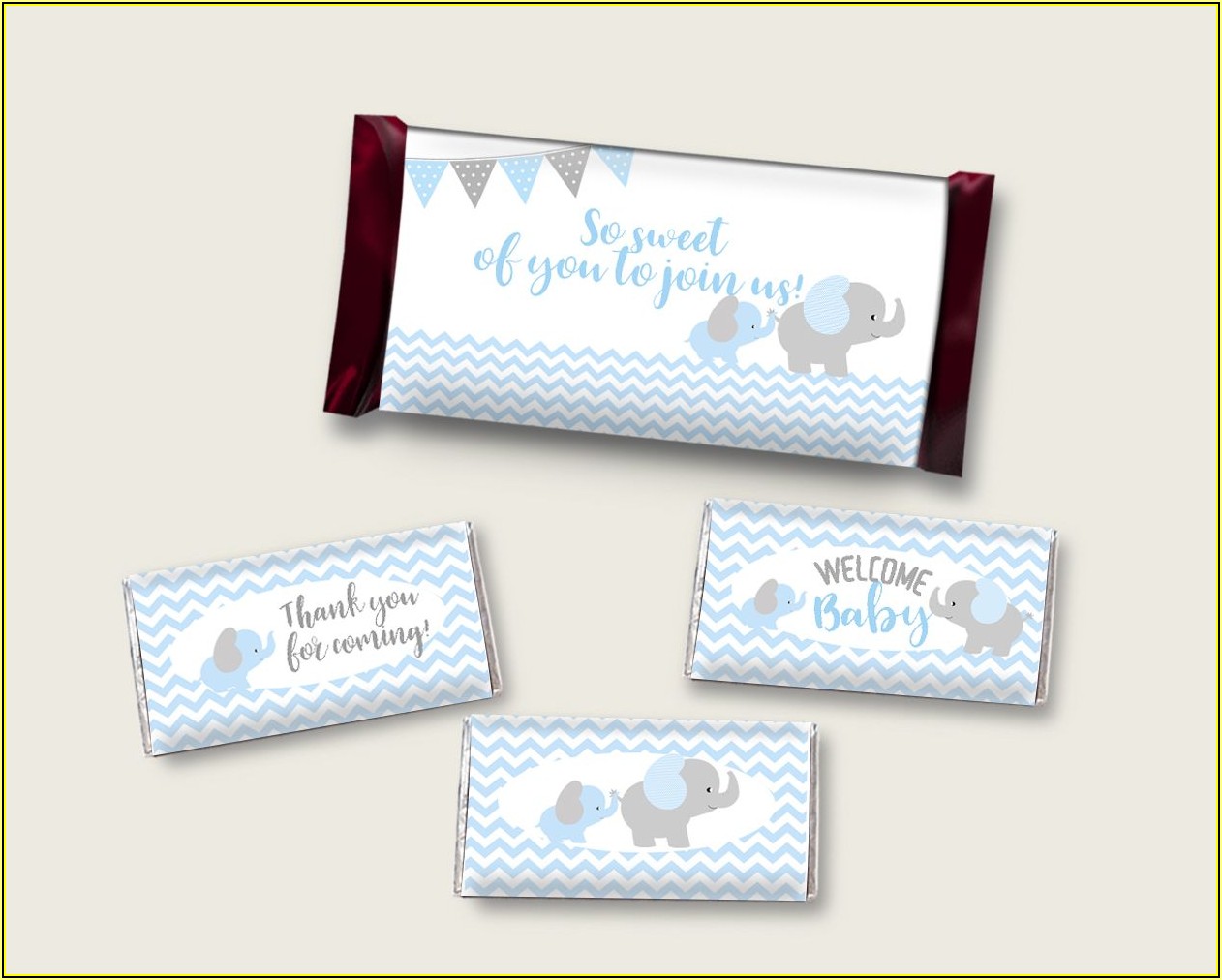 Hershey Candy Bar Wrapper Template Baby Shower