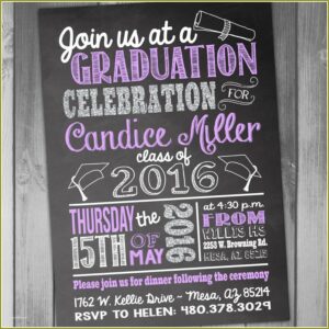 High School Graduation Invitations Free Templates