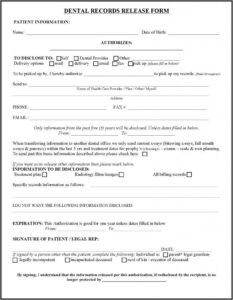 Hipaa Compliant Medical Records Release Form California