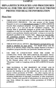 Hipaa Hitech Policy Templates