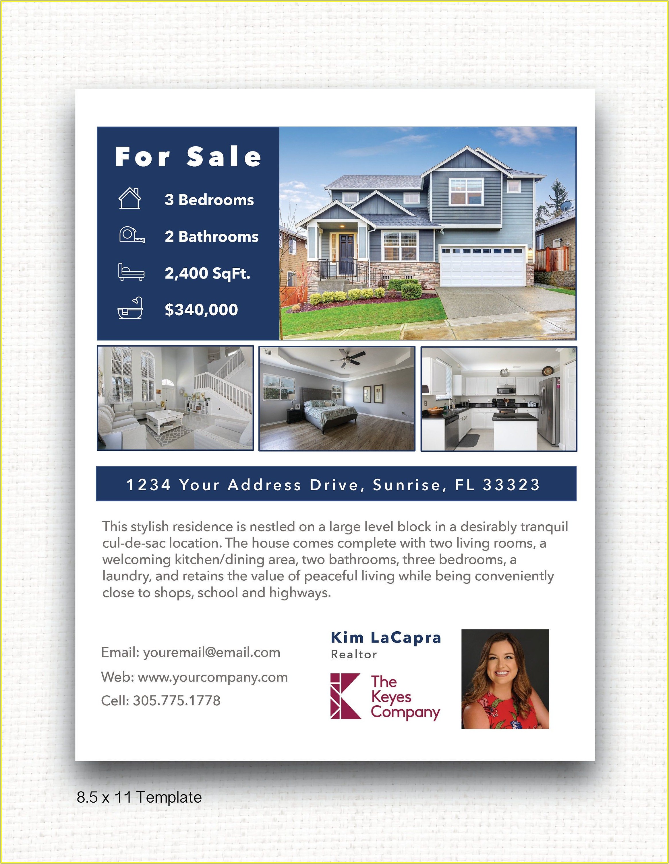Home For Sale Flyer Template Microsoft