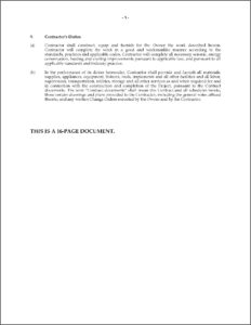 Home Improvement Contract Forms California