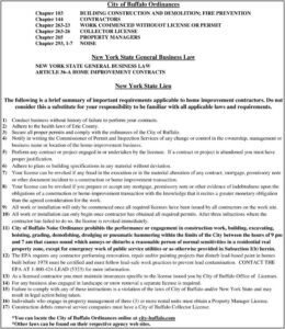 Home Improvement Contract Template Ny