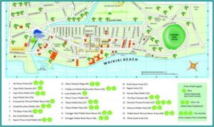 Hotels On Waikiki Beach Map