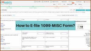 How To File Form 1099 Misc Online